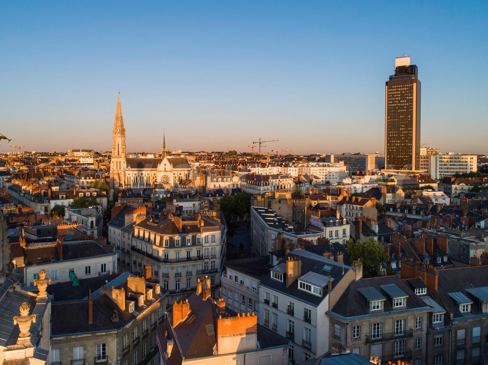 Vue de Nantes, ville d'Alaseiis